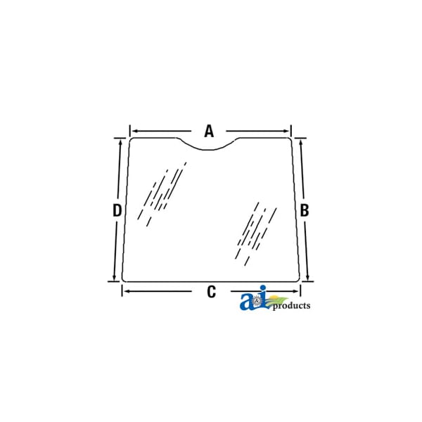 Glass, Door, Upper (RH) 38.75" x32" x6.5"